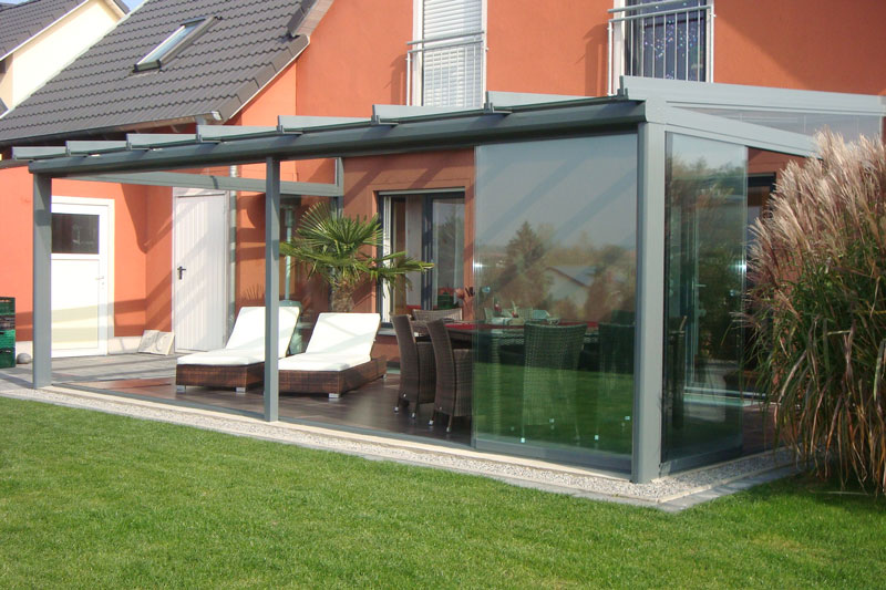 Terrassenverglasung mit Schiebe-System – Wintergärten BGL