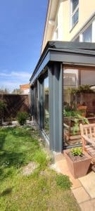 Staatlich geförderte Wintergarten-Renovierung mit Pultdach und 3-fach Verglasung